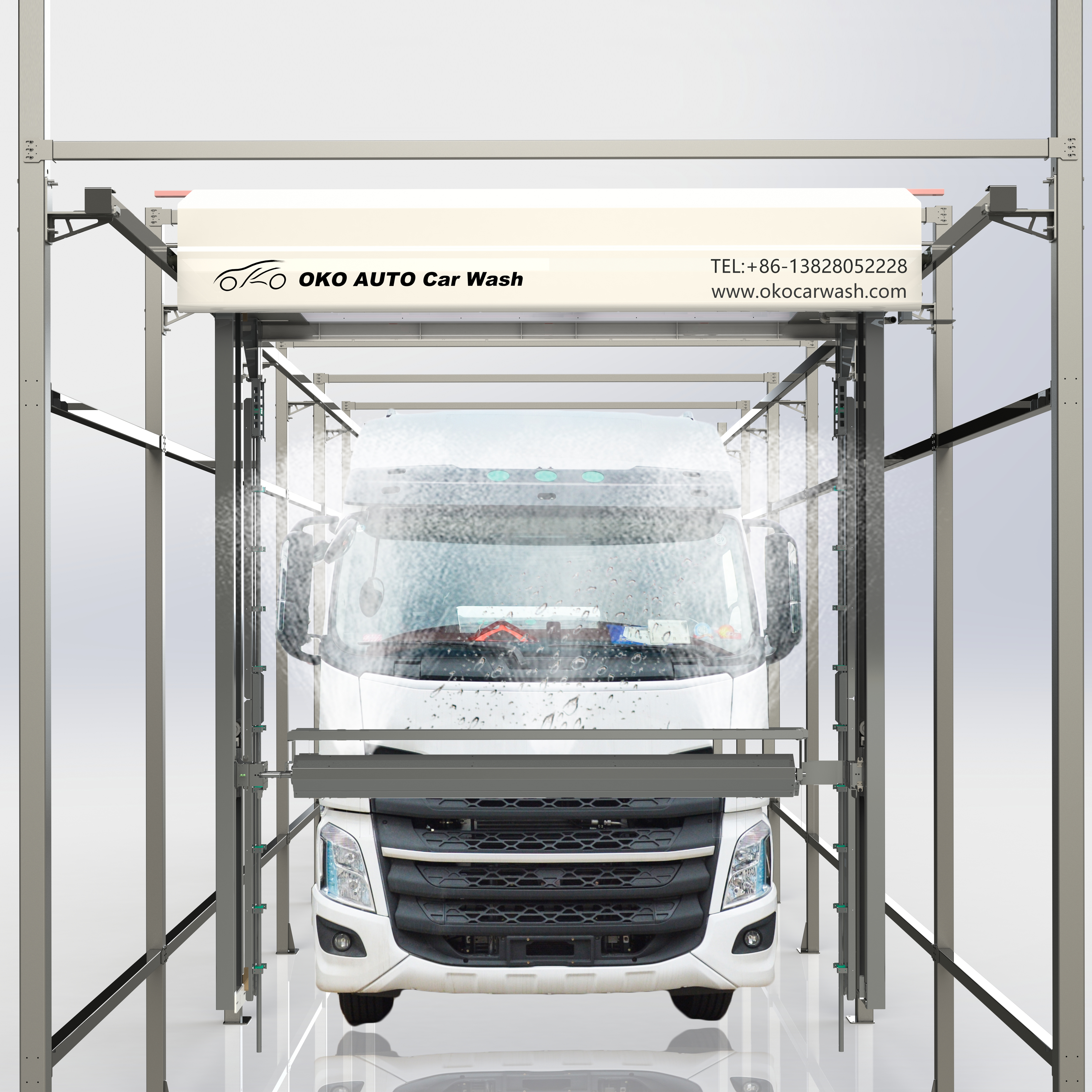 OKO-600 Vehicle Type Detection Lifting Truck Diswashing Machine